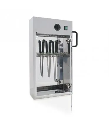 Armoire stérilisateur capacité 14 couteaux en acier inoxydable - Metalcarrelli