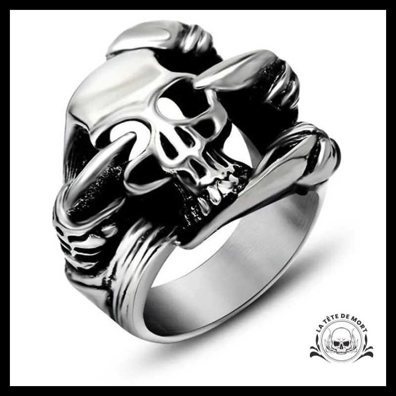 Bague Griffe Homme (Acier)