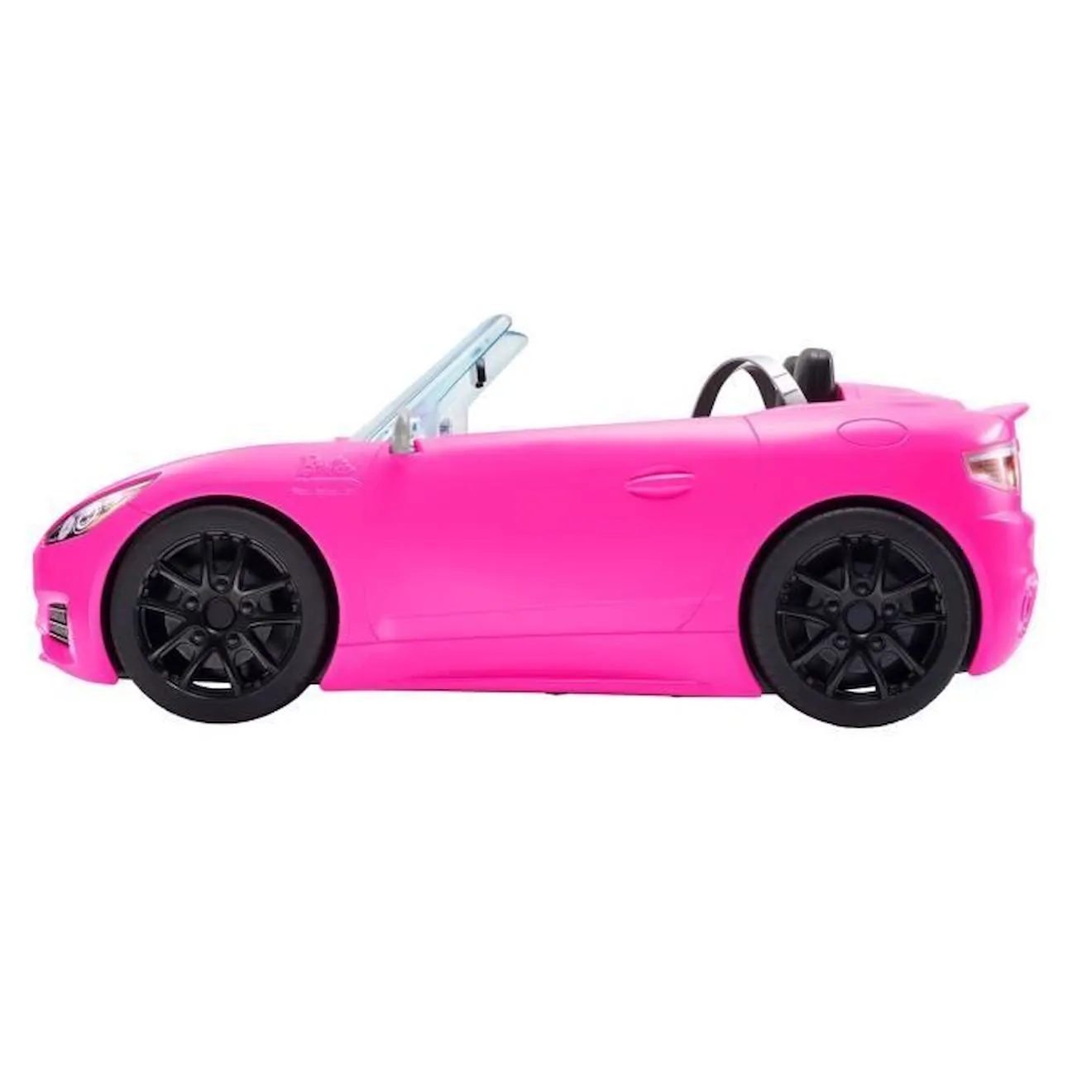 Barbie - Voiture Cabriolet de Barbie - Véhicule poupée mannequin - Dès 3 ans HBT92 rose - Barbie