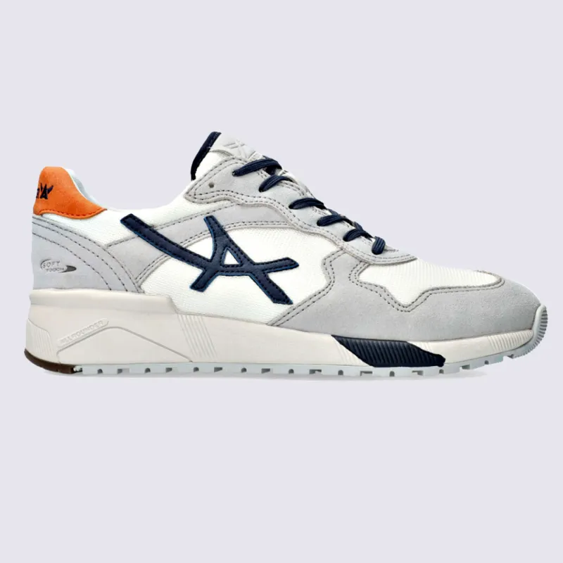 Baskets Allrounder, baskets légères et tendances homme en cuir gris/blanc | Igert Chaussures&Maroquinerie