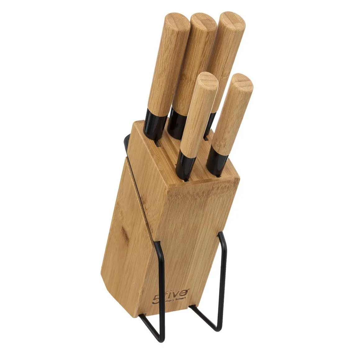 Bloc 5 couteaux Bambou | 3 Suisses