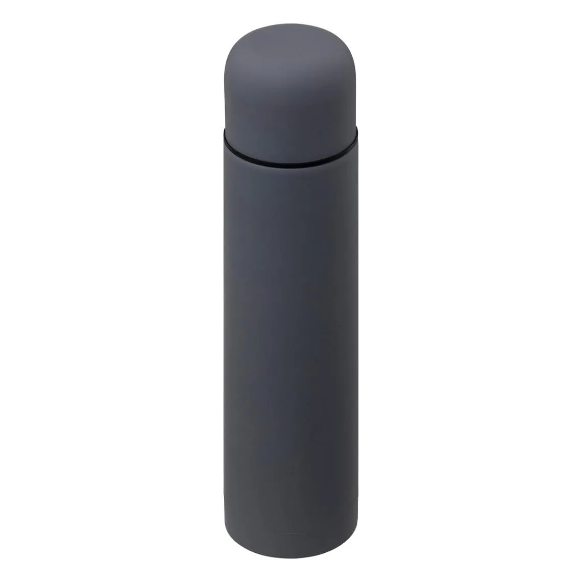 Bouteille isotherme Gris avec couvercle tasse 1L  | 3 Suisses