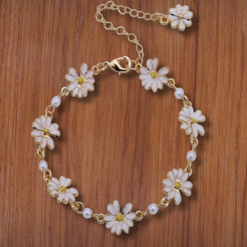 Bracelet Fleur Demoiselle D'honneur
