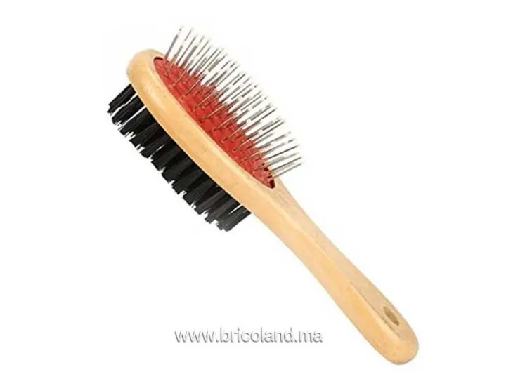 Brosse de Toilettage Double Face Multifonctions large