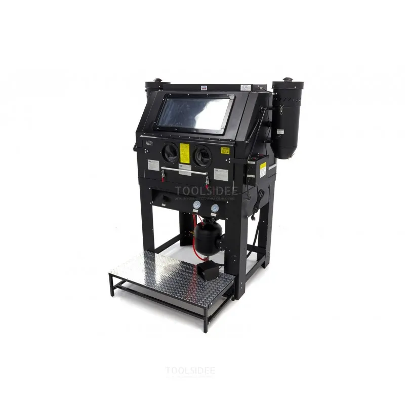 Cabine de sablage haute pression SBC 990 de HBM avec 2 ventilateurs d'extraction