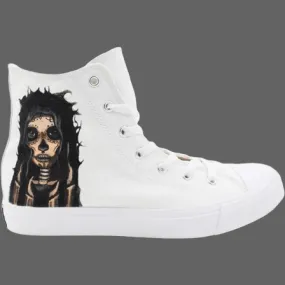 Chaussures style Convers peintes à la main