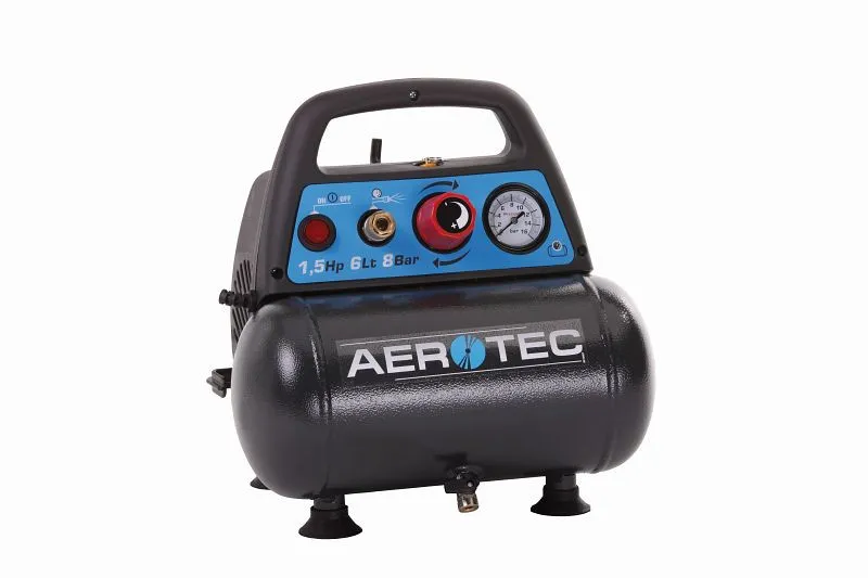 Compresseur à piston à air comprimé AEROTEC portable sans huile 200664 acheter à bas prix 