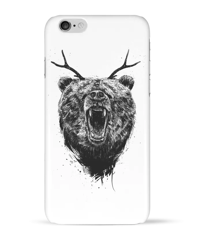 Coque iPhone 6 Angry bear with antlers par Balàzs Solti