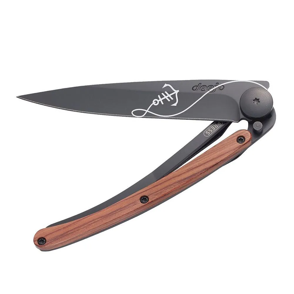 Couteau de Poche 37g Bois Corail & Ancre
