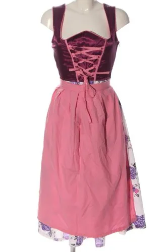 Dirndl.com Dirndl motif de fleur style décontracté
