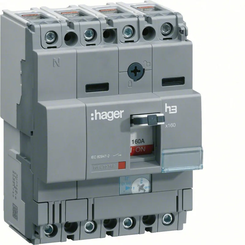 Disjoncteur boîtier moulé x160 4P 40kA 40A (HNA041H)
