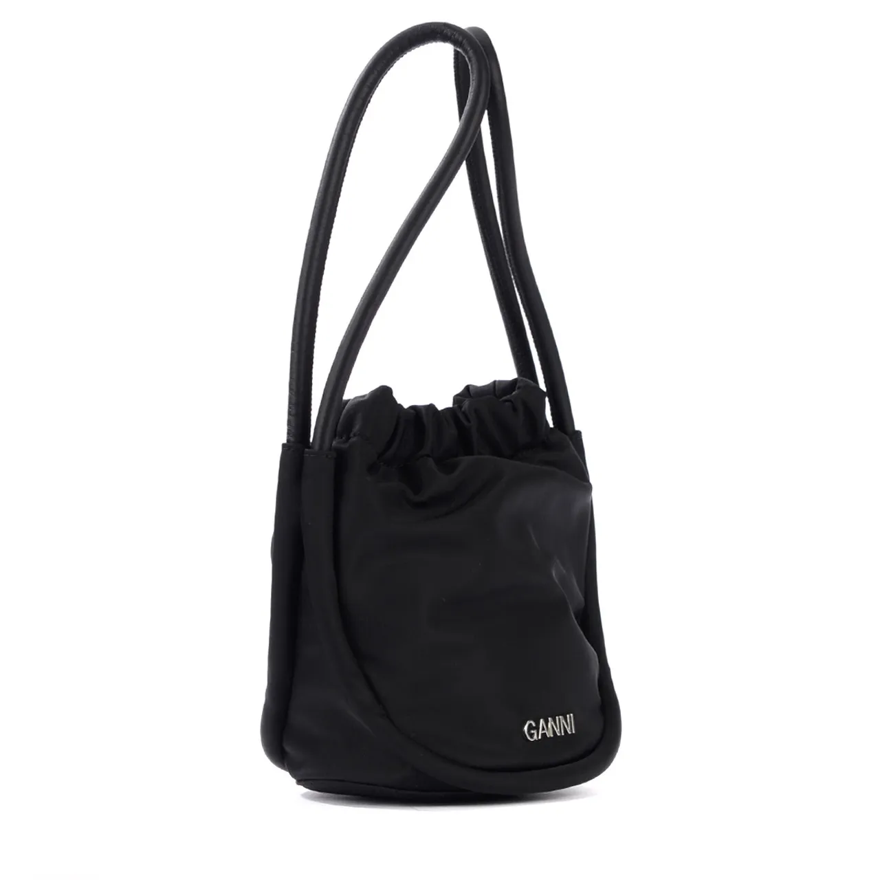 Ganni Sac à main Nœud noir 