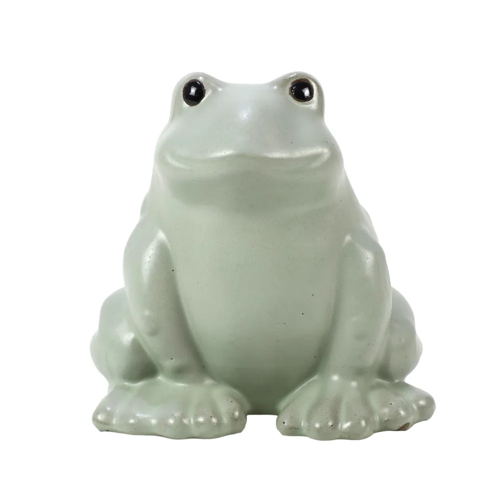 Grenouille décorative en céramique