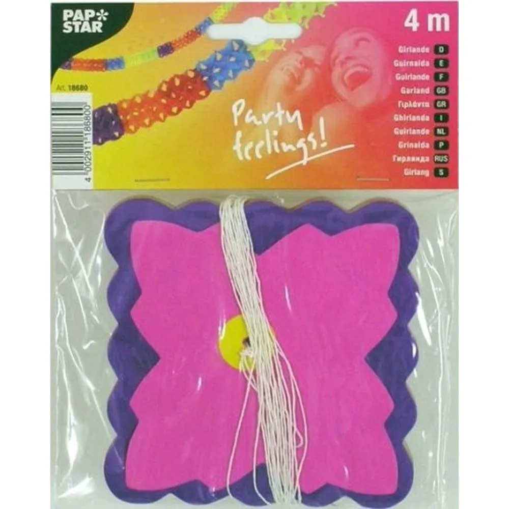 Guirlande papier Ø11,5cm · 4m par 12