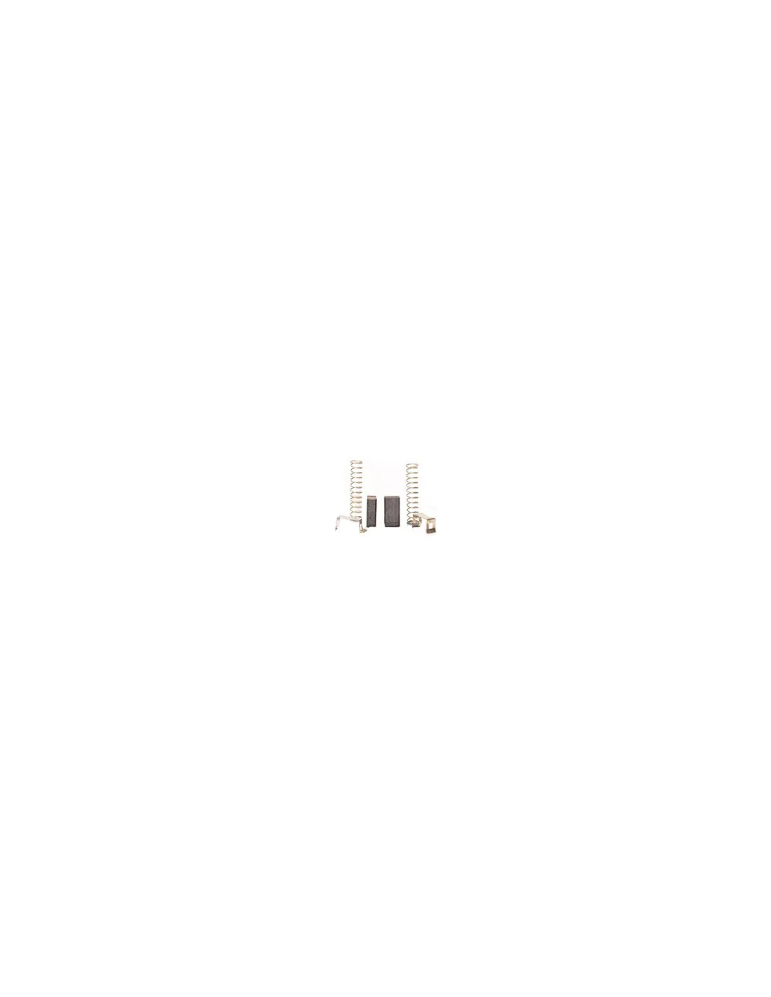 Jeu de 2 charbons adaptable pour BOSCH. Dimensions: 5x8x15mm. - NCE0149