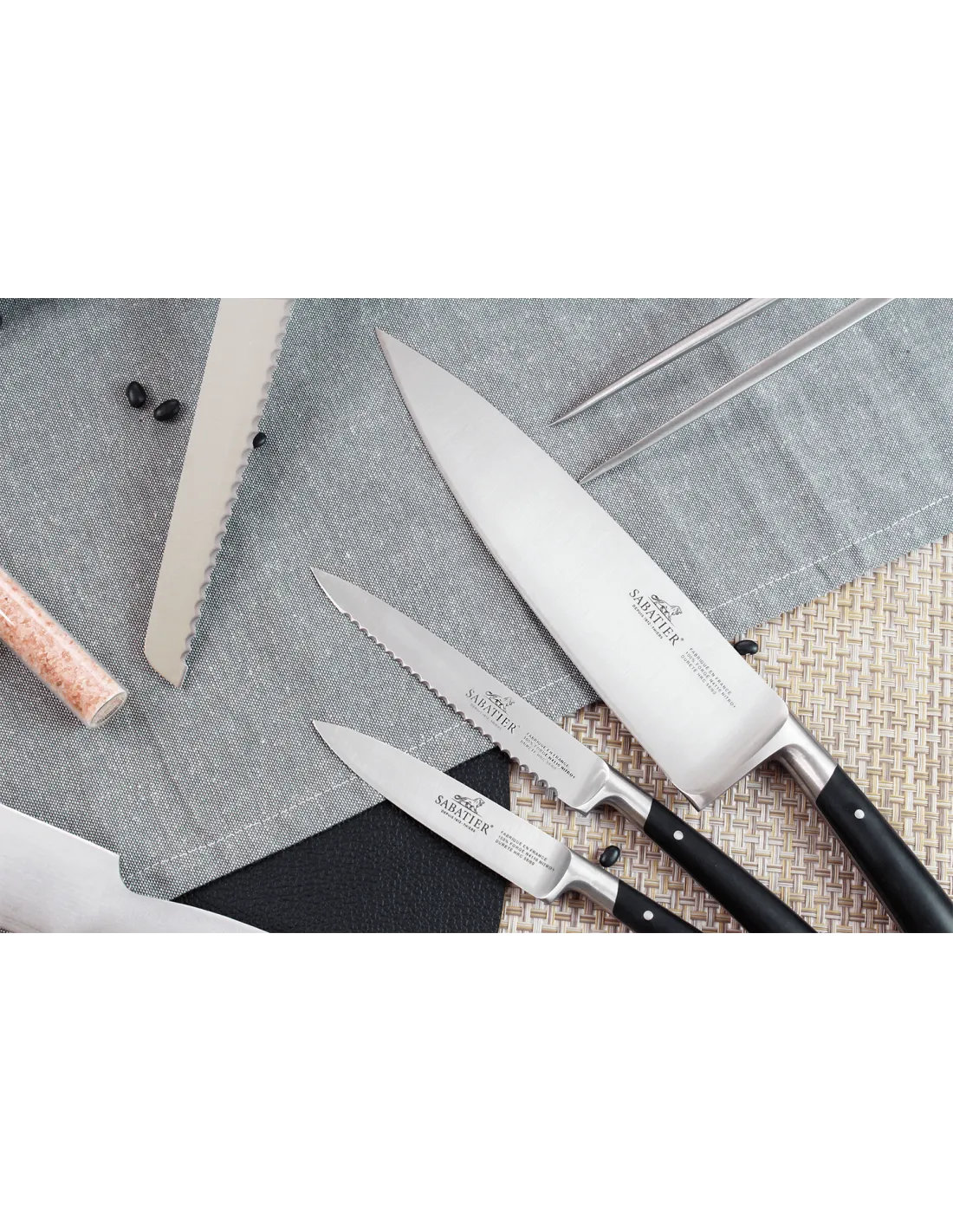 Mallette 6 couteaux de cuisine Sabatier Edonist