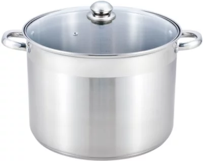Marmite ESSENTIELB Vapeur Inox diam 30 cm + couvercle verre 