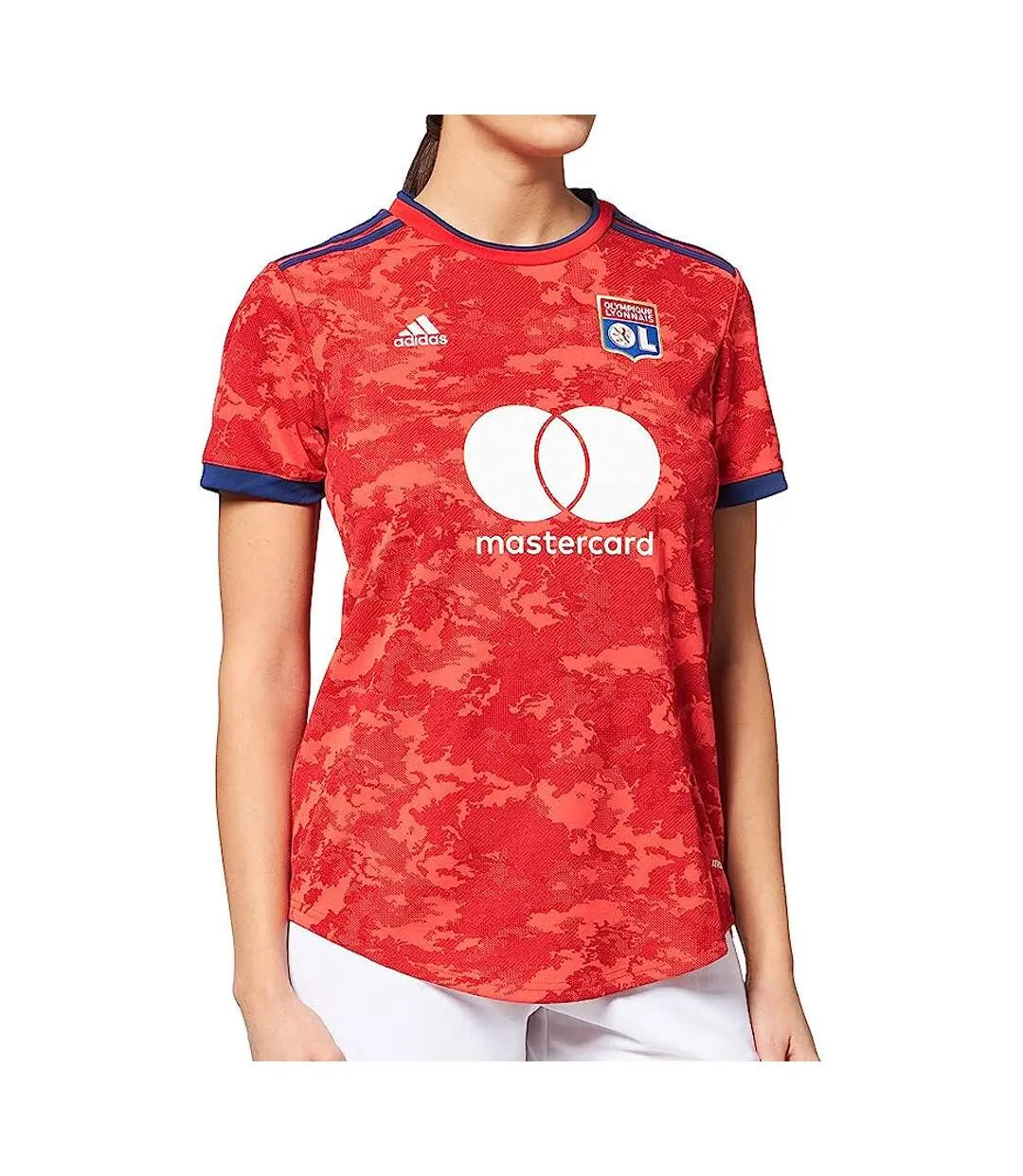 OL Maillot Extérieur Rouge Femme Adidas 2021/2022