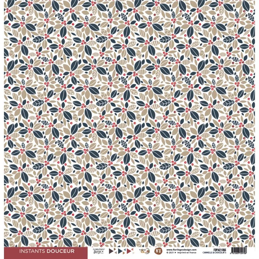 Papier Imprimé Cannelle & Chocolat 05