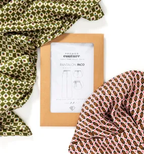 Patron papier pantalon PACO - Ecru