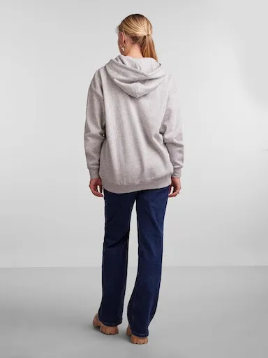 PIECES PCCHILLI Sweatshirt Light Grey Melange