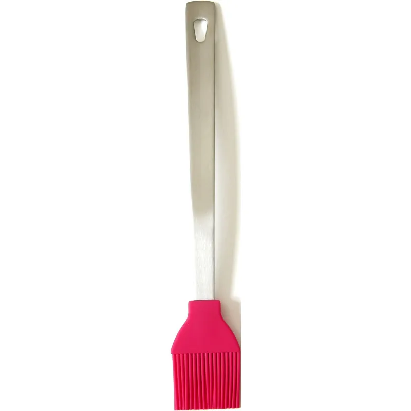 Pinceau silicone Manche acier MASTRAD Rouge