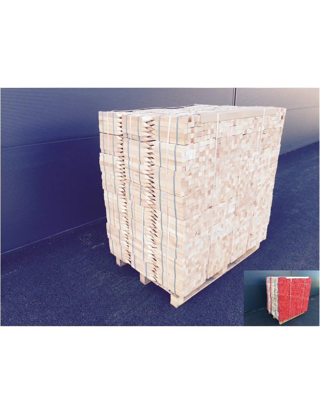 Piquet d'implantation en bois 30 cm