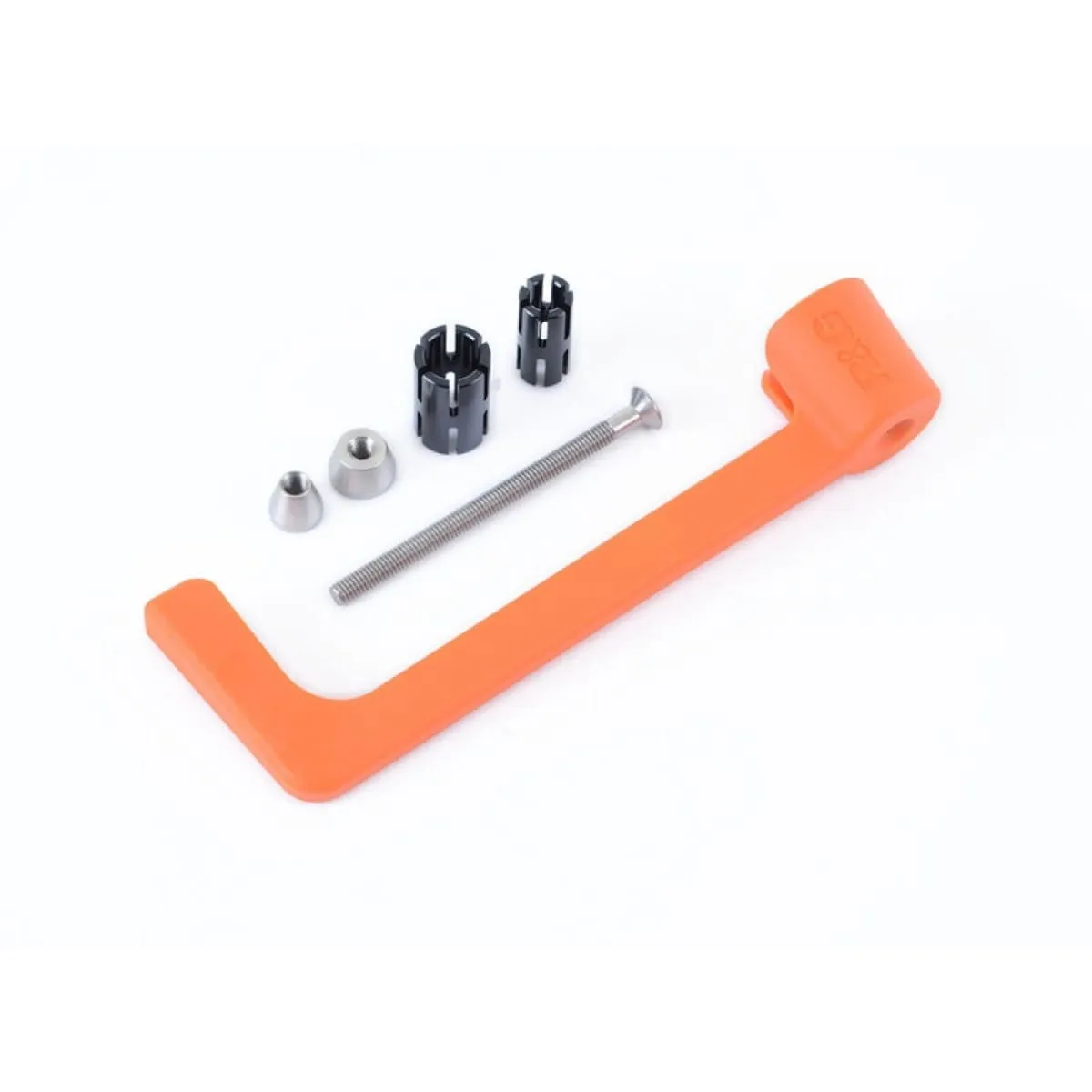 Protection De Levier R&G Racing Moulé Orange 1106834004 - Protection levier moto