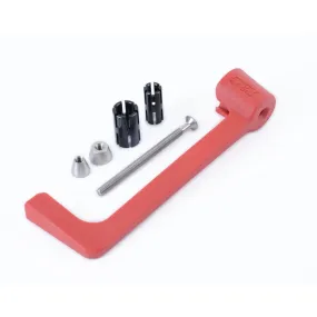 Protection De Levier R&G Racing Moulé Rouge 1106831005 - Protection levier moto