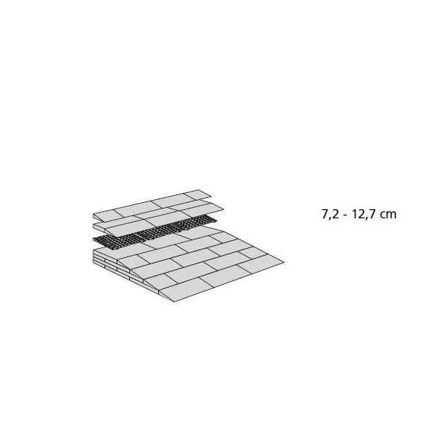 Rampes de seuil modulables h:de 72 à 127 mm - intérieur