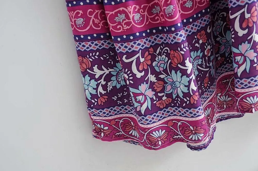 Robe Longue Fleur de Prairie