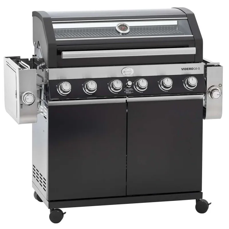 Rösle Barbecue à gaz VIDERO G6-S Vario noir 30 mbar
