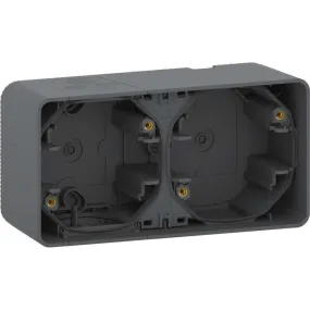 SCHNEIDER MUR37914 - Boîte 2P horizontale Mureva Composable saillie...