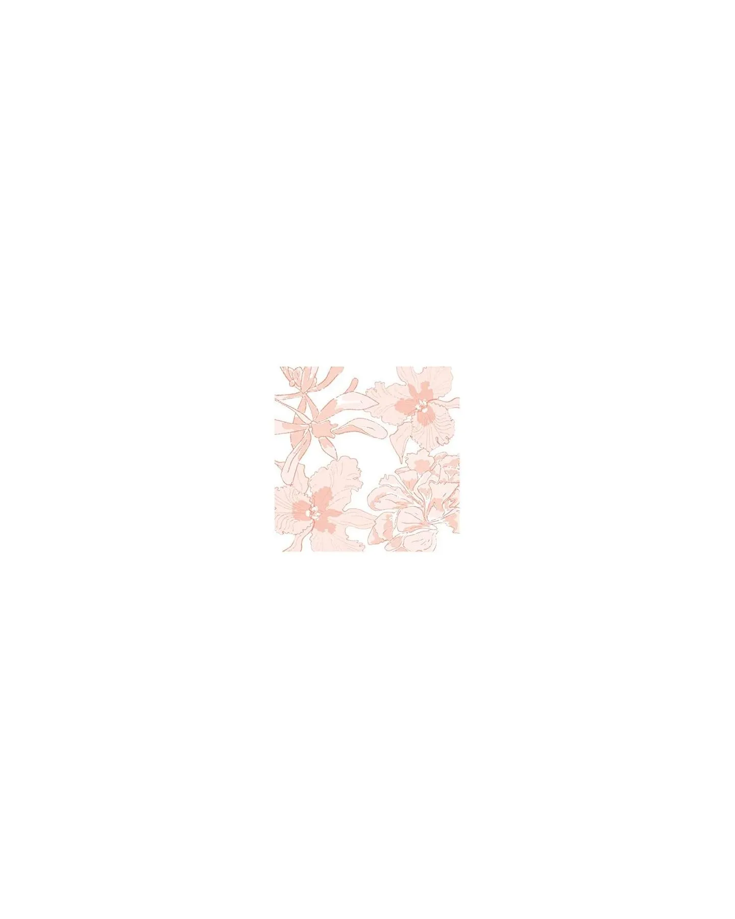 Serviette, Etheral Fleur Rose 40X40
