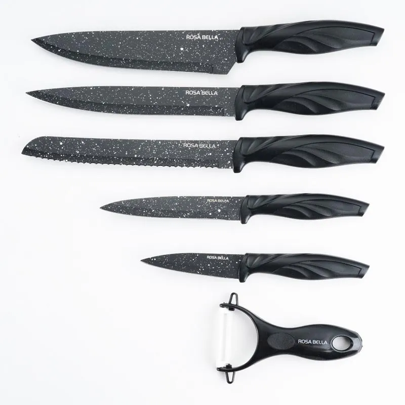 Set de couteaux 6pcs rosa bella