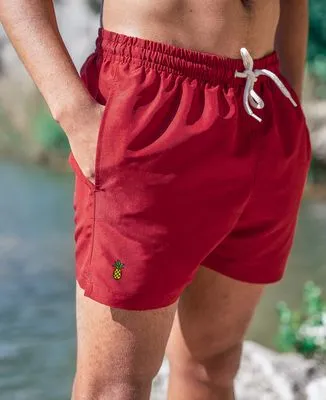 Short de Bain Ananas (brodé)