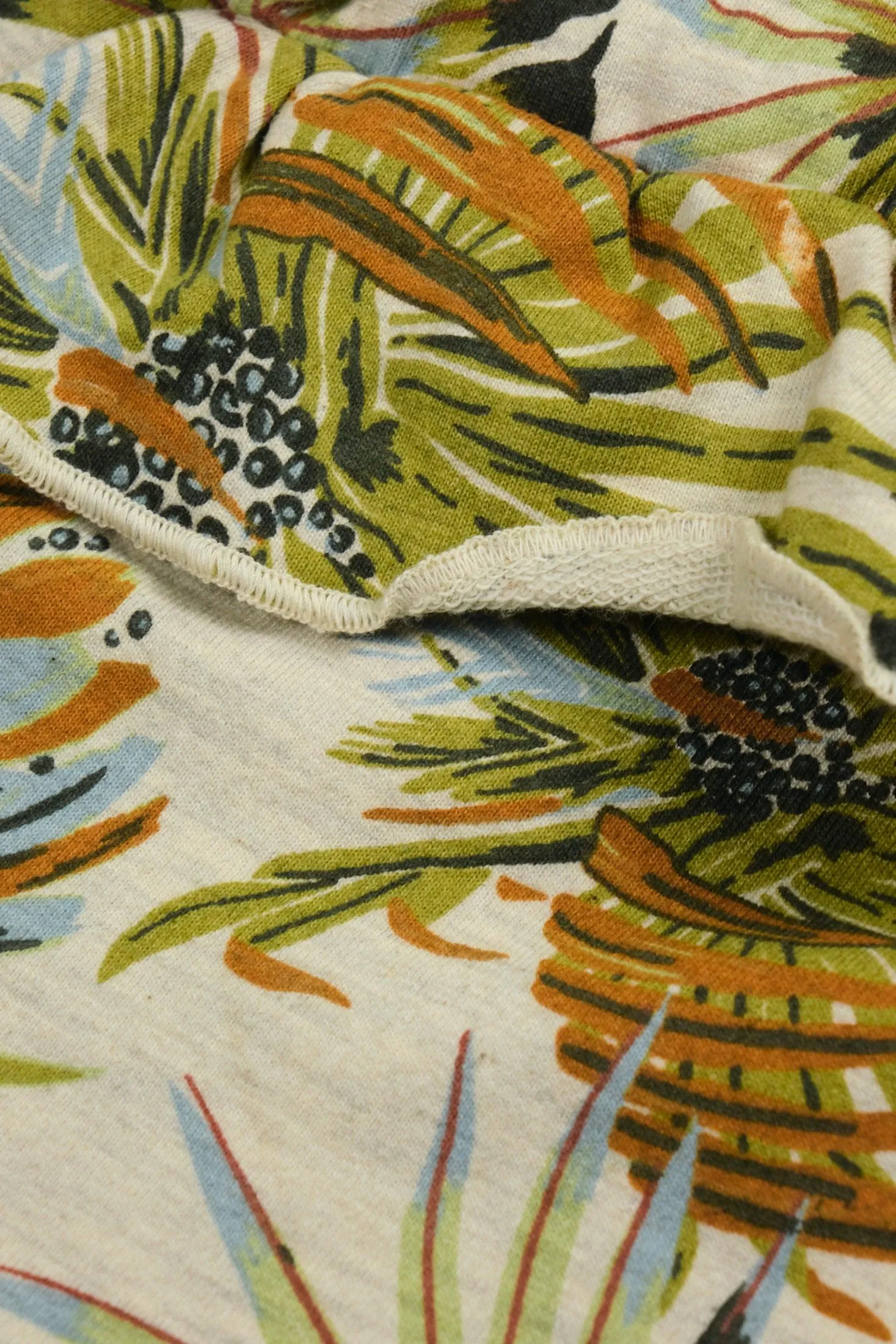 Short fille à volants, imprimé végétal, taille elastiquée