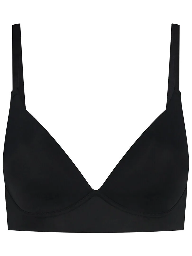 Soutien-gorge triangle galbant et sans armature - Noir