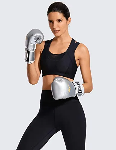 SYROKAN Femme Soutien-Gorge de Sport Double Couche Rembourré Moulé Dos Nageur