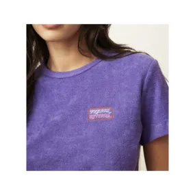T Shirt en Éponge Violet