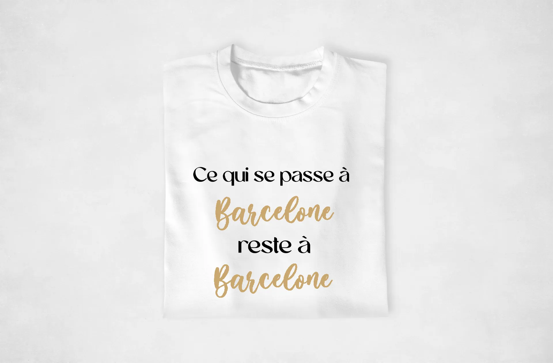 T-shirt EVJF – Ce qui se passe à… Reste à…