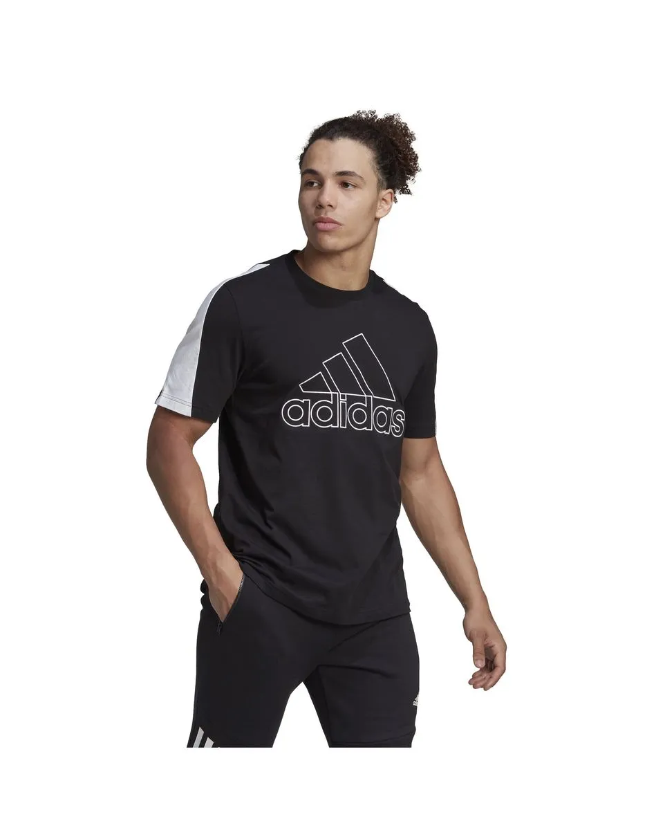 T-shirt manches courtes Homme M FI BOS TEE Noir
