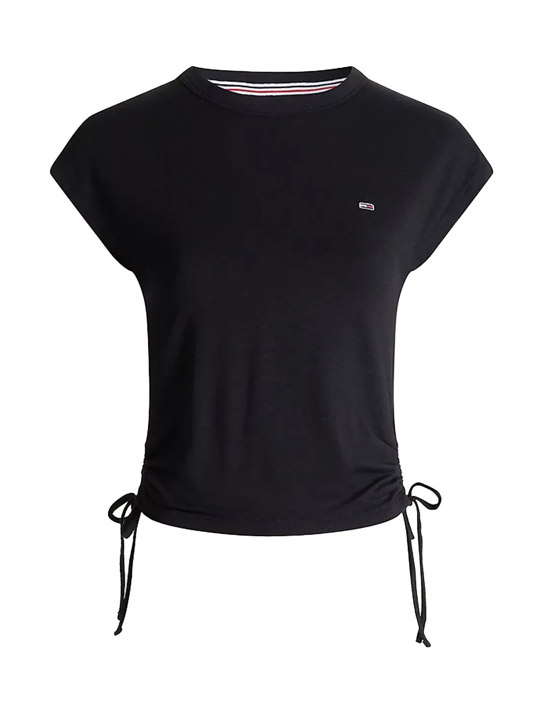 T-shirt Tommys Jeans ref 52139 BDS noir