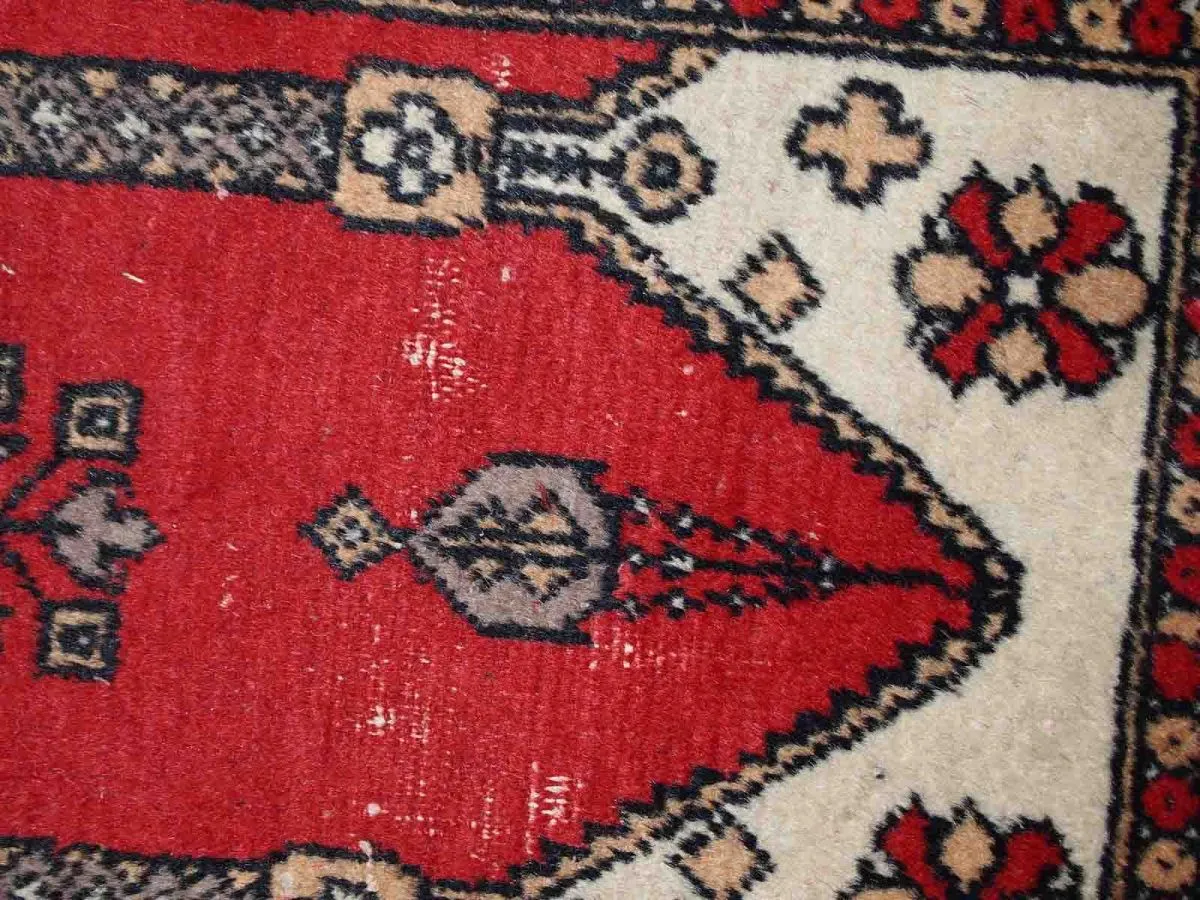Tapis vintage Pakistanais Lahore fait main, 1C764