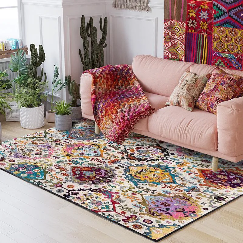 Tapis à Fleur Bohème