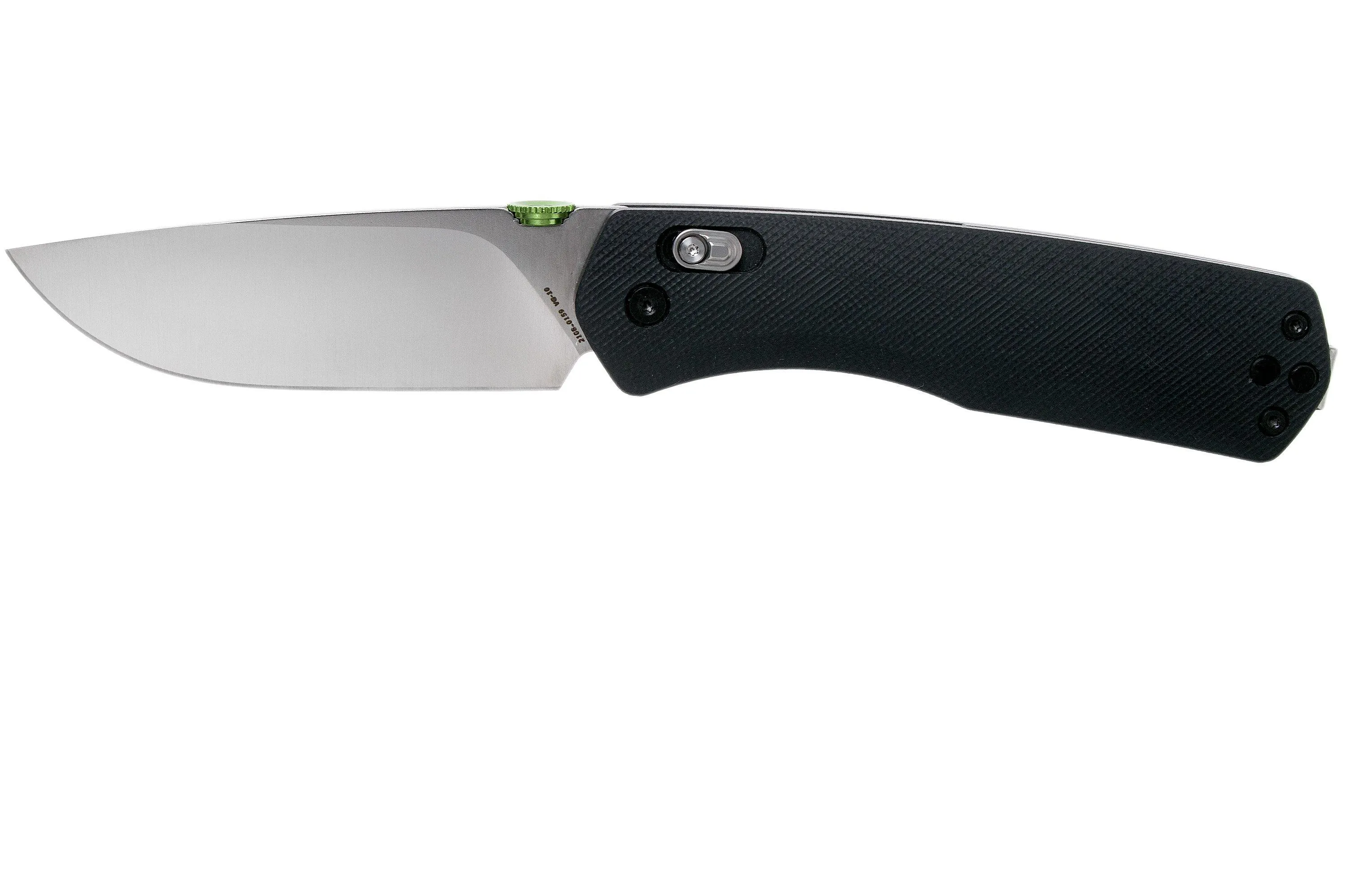 The James Brand The Carter XL, Black G10, Stainless couteau de poche JAKN116115-00