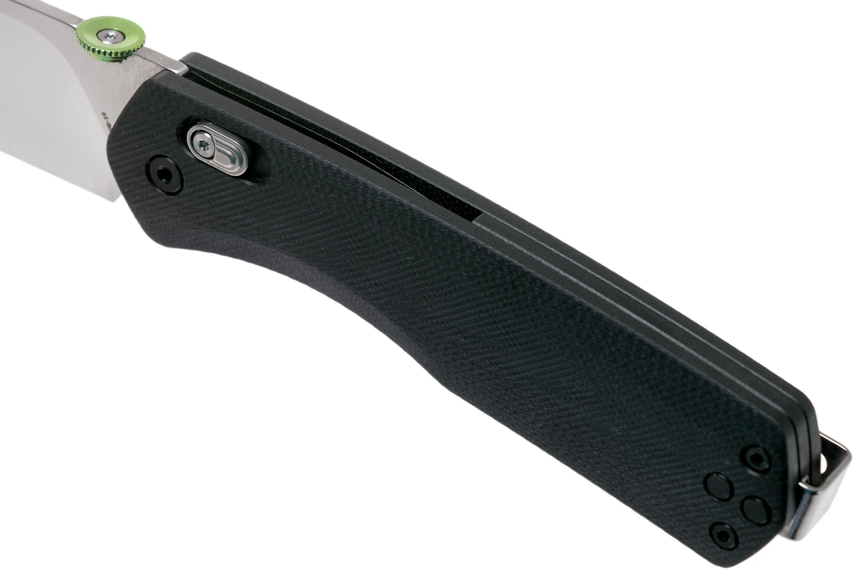 The James Brand The Carter XL, Black G10, Stainless couteau de poche JAKN116115-00
