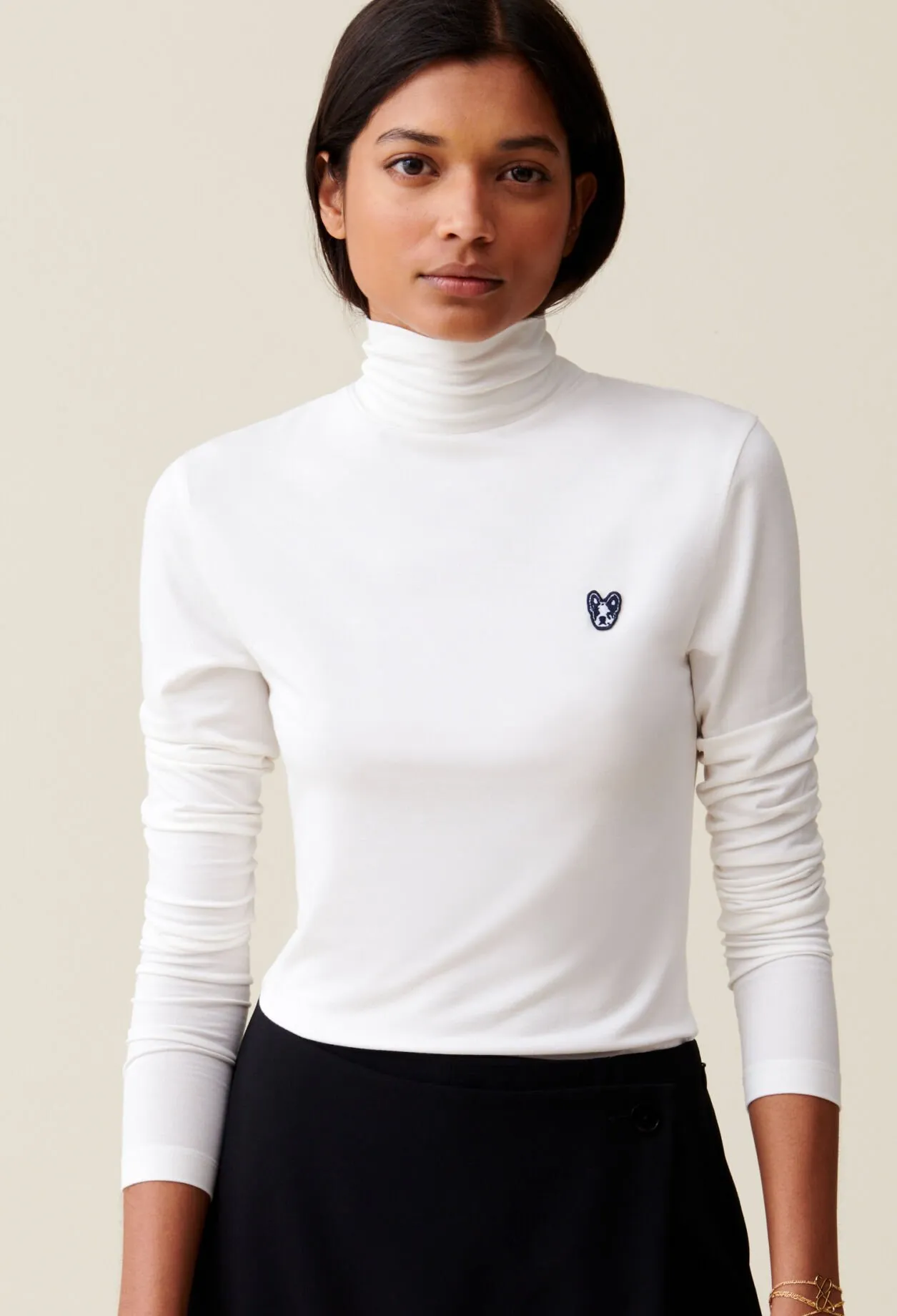 Top Jean Toto col cheminée | Claudie FR