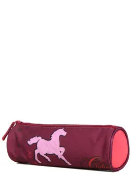 Trousse ronde Cybel Au Galop Violet  CYBTT01NAT  CYBTT01NAT